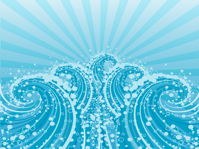 ocean waves wallpaper. Blue Ocean Waves wallpaper,